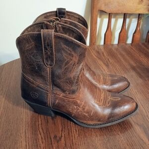 Ariat Brown Western Heeled Boots